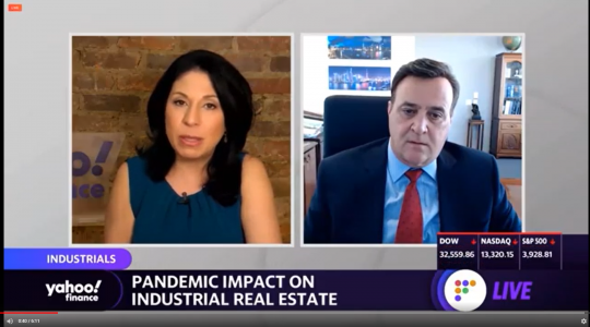 Yahoo Finance Screenshot - JAM YAHOO Finance: IRG CEO says Industrial real estate is ‘as strong as we’ve ever seen’