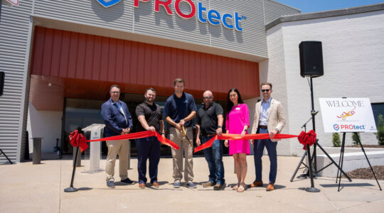 First major tenant unveils office at former Towne West Square mall